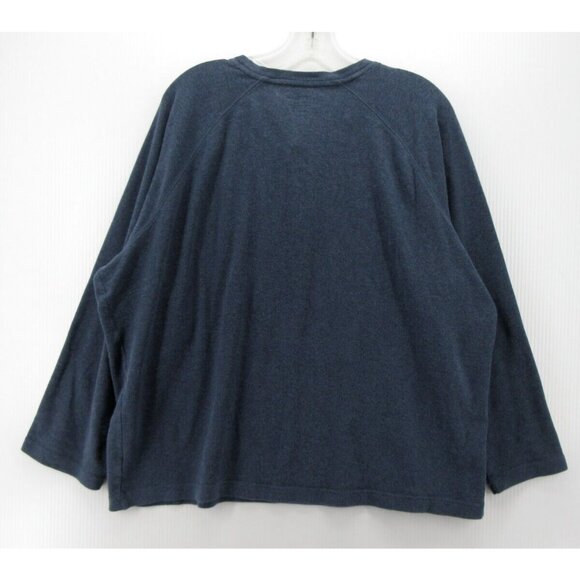 LL Bean Shirt Medium Henley Pullover T Tee Traditional Fit Preppy Knit - Picture 6 of 10